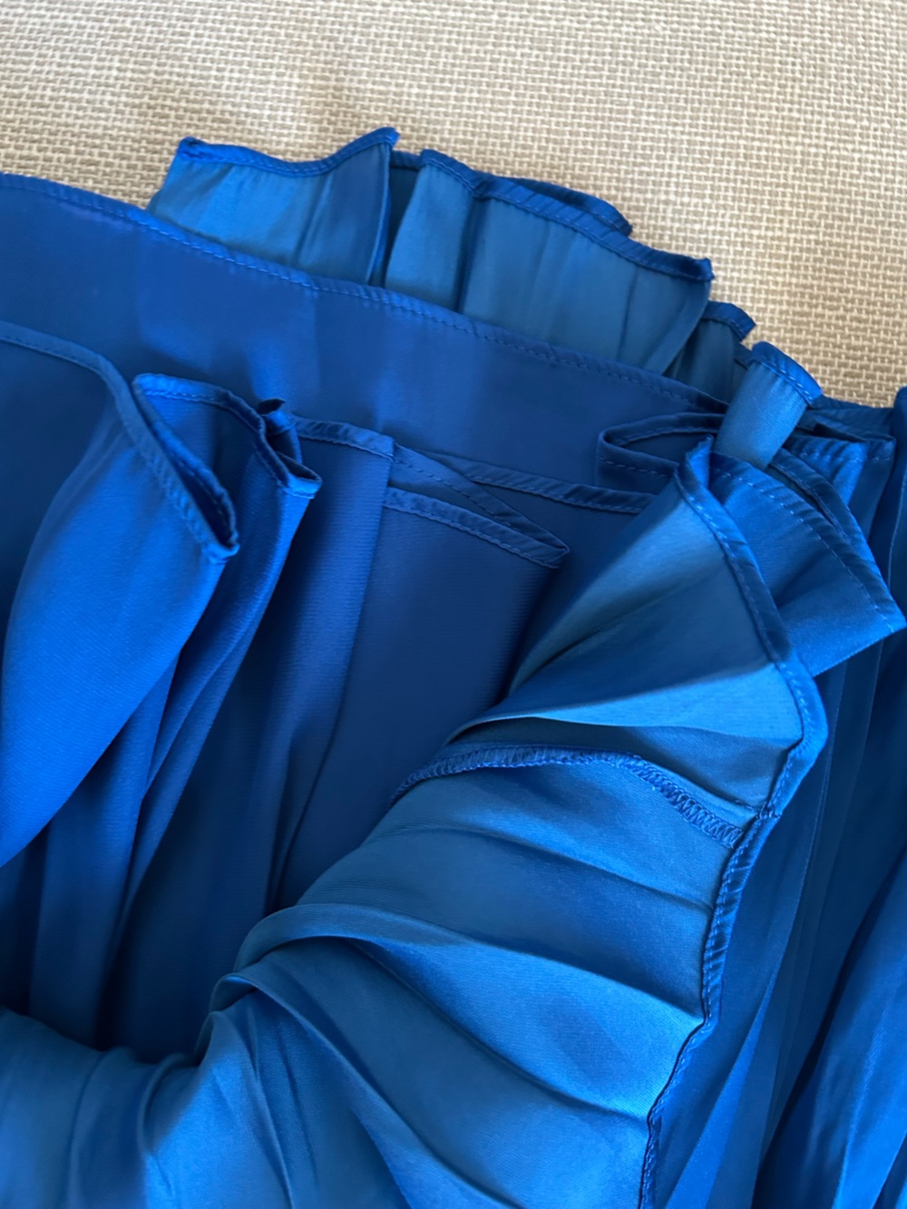 La Ligne Estelle Midi Dress XSmall Cobalt Blue - Picture 9 of 10